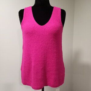 A NEW DAY PINK SLEEVELESS COTTON TANK TOP WOMEN SIZE XL